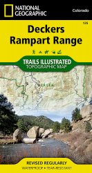 Trails Illustrated Deckers/Rampart Range Trail Map