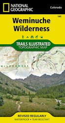 Trails Illustrated Weminuche Wilderness Trail Map