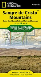 Trails Illustrated Sangre De Cristo Mountains Trail Map