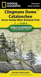 Trails Illustrated Clingmans Dome Cataloochee Smoky Mtn Section