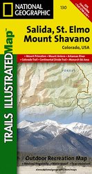 Trails Illustrated Salida/St. Elmo/Shavano Peak Trail Map