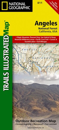 Angeles National Forest National Geographic Trails Illustrated Map, 811 