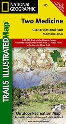 Trails illustrated Glacier National Park Two Medicine Sectional
