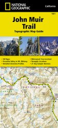 John Muir Trail Topographic Map Guide